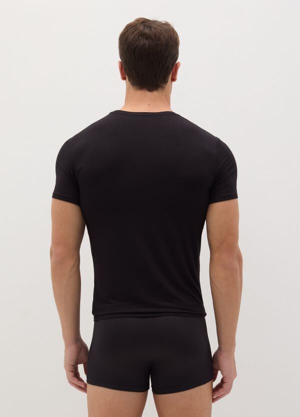 Ovs T-shirt Intima Girocollo In Modal Stretch