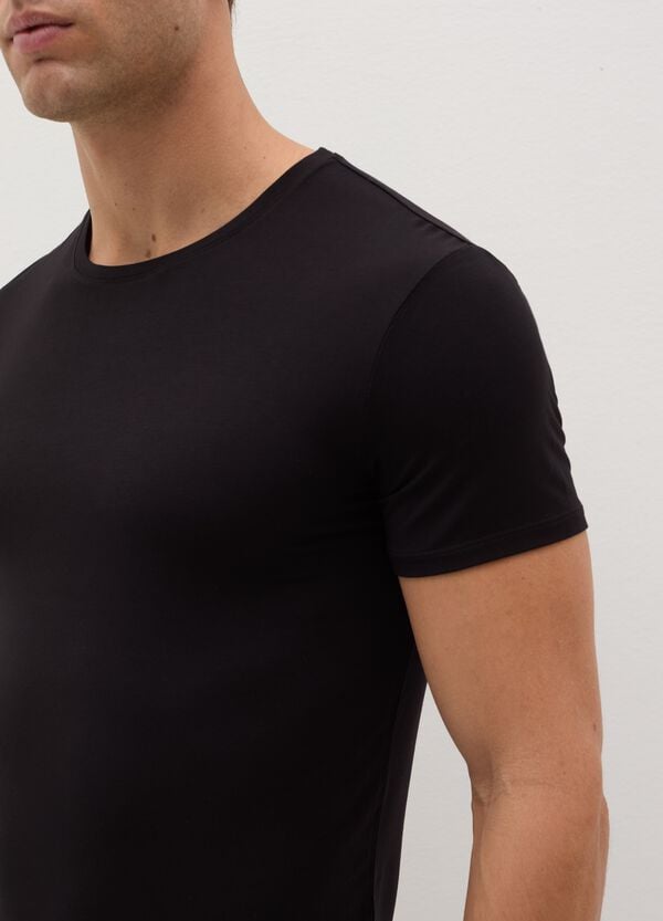 Ovs T-shirt Intima Girocollo In Modal Stretch