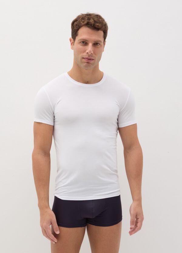Ovs T-shirt intima girocollo in modal stretch