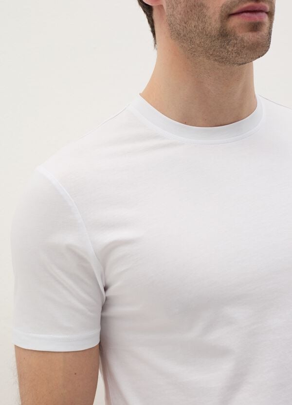 Ovs T-shirt Intima In Cotone Mercerizzato