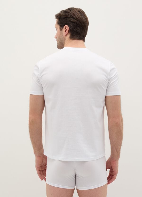 Ovs T-shirt Intima In Cotone Mercerizzato