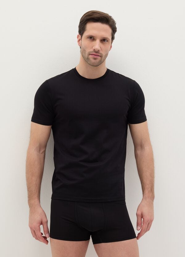 Ovs T-shirt intima in cotone mercerizzato