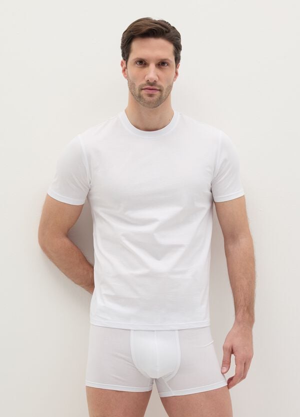 Ovs T-shirt intima in cotone mercerizzato