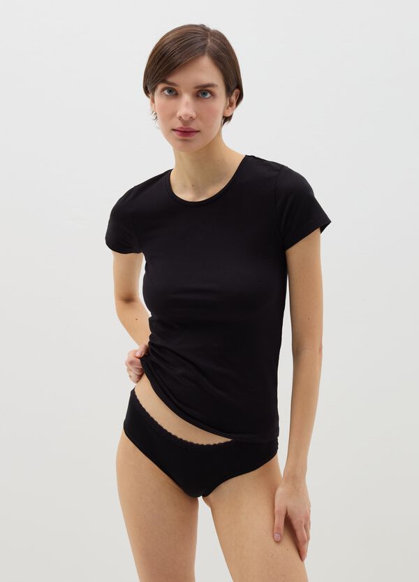 Ovs T-shirt intima in cotone stretch