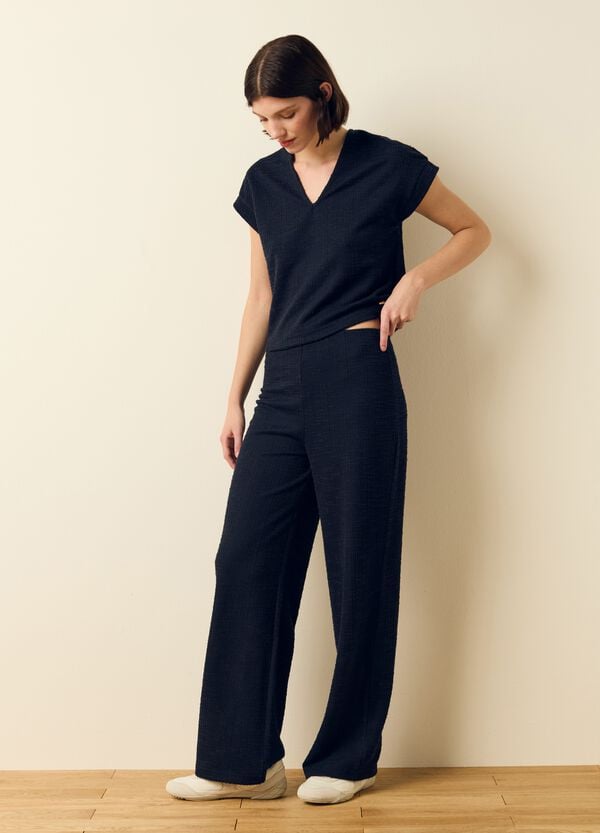 Ovs T-shirt Lavorata Con Maniche A Kimono