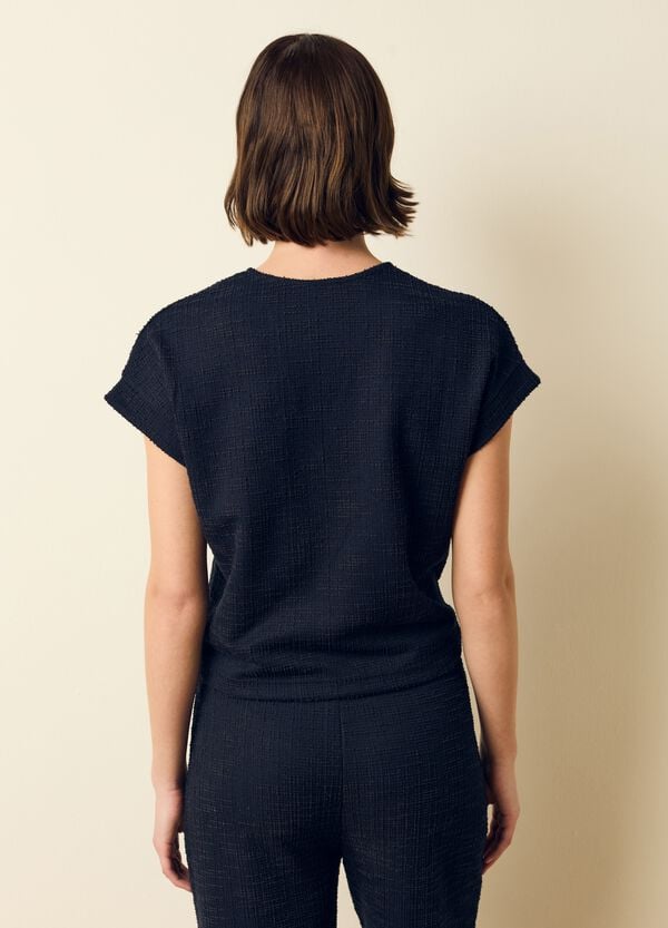 Ovs T-shirt Lavorata Con Maniche A Kimono