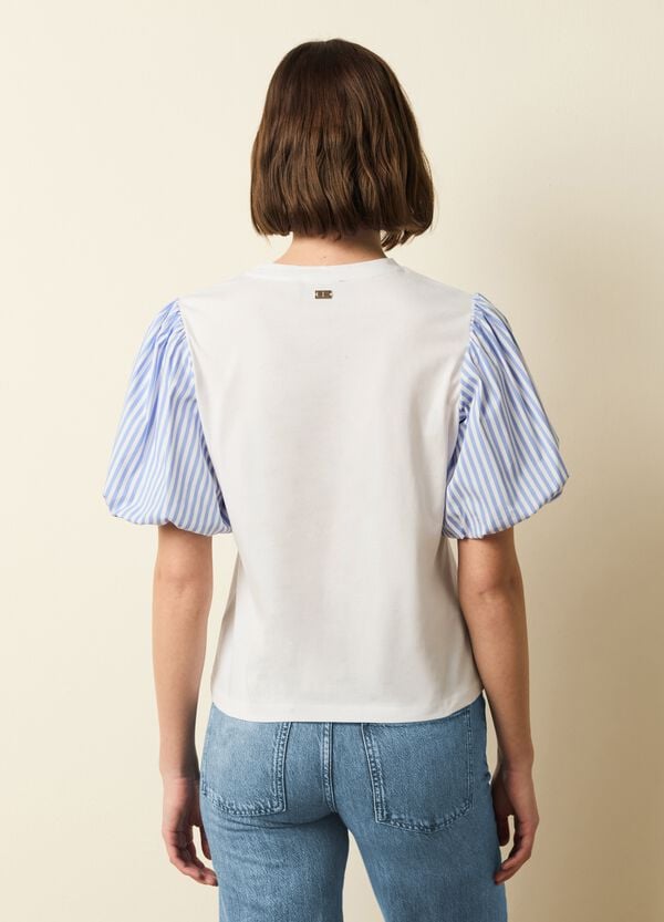 Ovs T-shirt Maniche A Palloncino A Righe