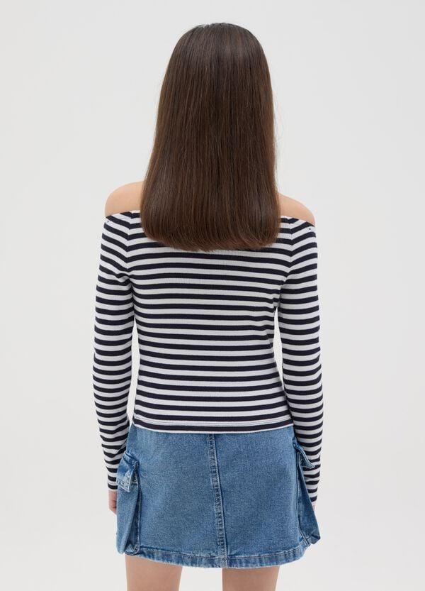 Ovs T-shirt Maniche Lunghe A Righe