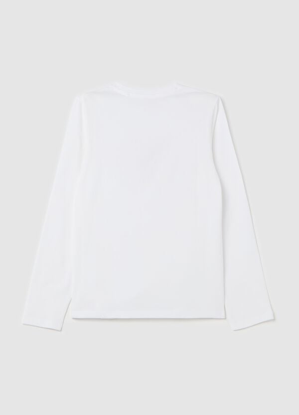 Ovs T-shirt Maniche Lunghe Con Cuore Di Tulle