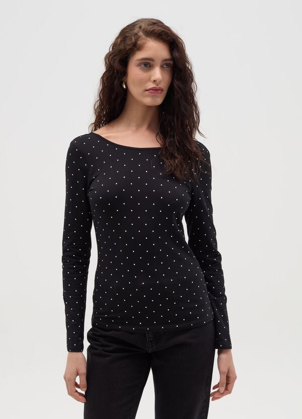 Ovs T-shirt Maniche Lunghe Con Scollo A Barchetta