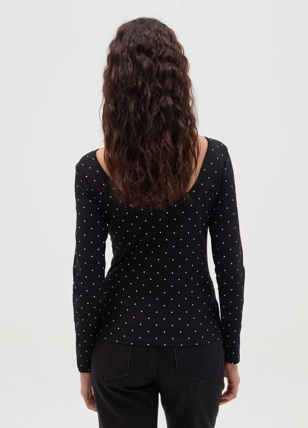 Ovs T-shirt Maniche Lunghe Con Scollo A Barchetta