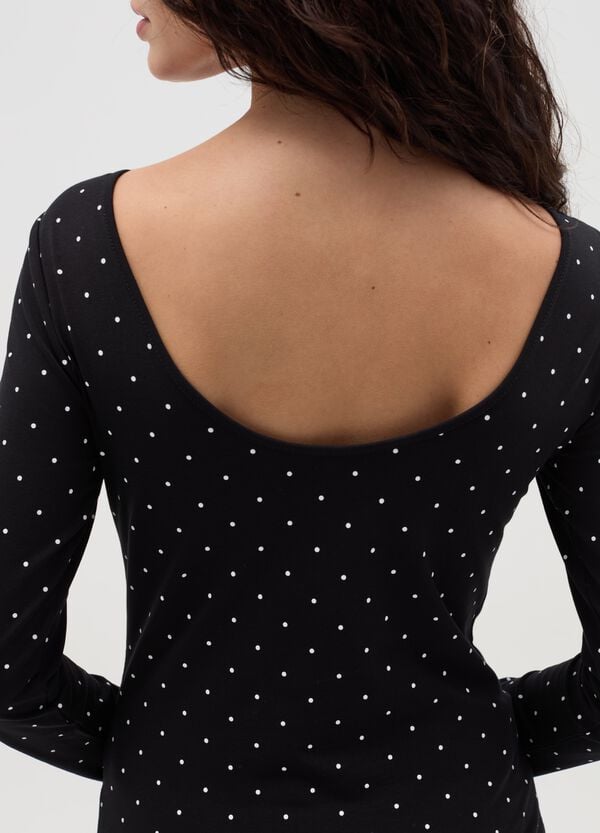 Ovs T-shirt Maniche Lunghe Con Scollo A Barchetta