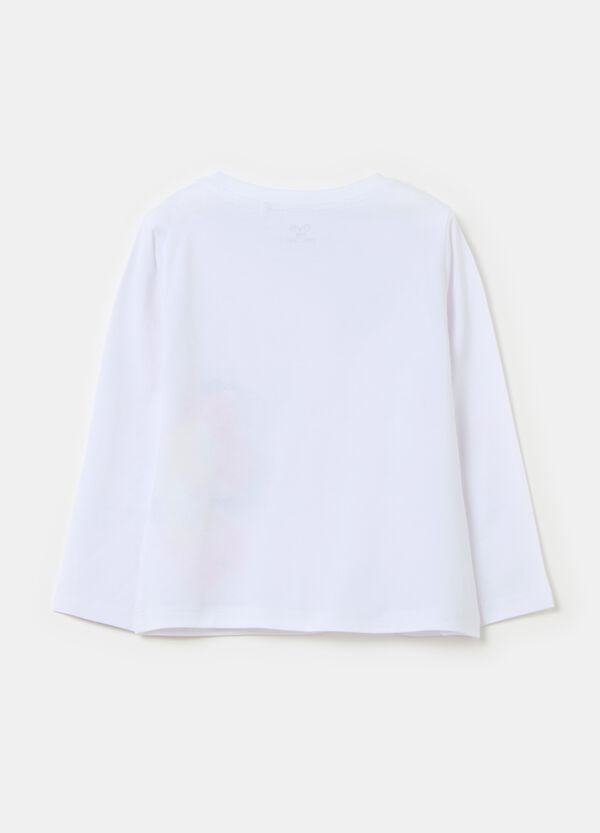 Ovs T-shirt Maniche Lunghe Con Stampa E Strass