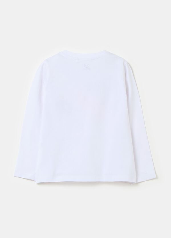 Ovs T-shirt Maniche Lunghe Con Stampa E Strass
