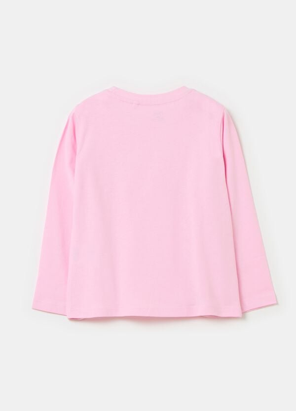 Ovs T-shirt Maniche Lunghe Con Stampa E Strass