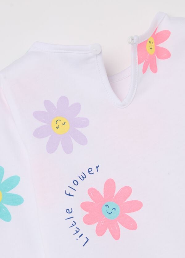 Ovs T-shirt Maniche Lunghe Con Stampa Fiori