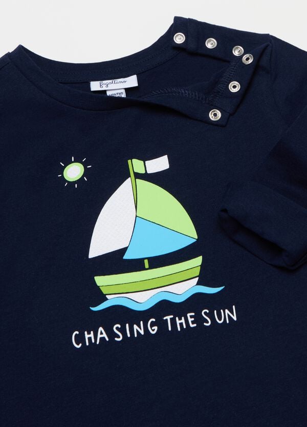 Ovs T-shirt Maniche Lunghe Con Stampa