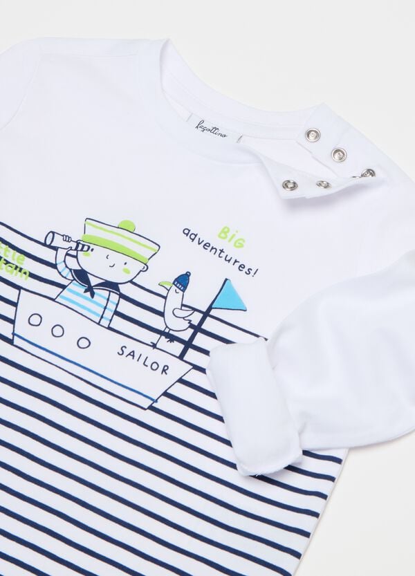 Ovs T-shirt Maniche Lunghe Con Stampa
