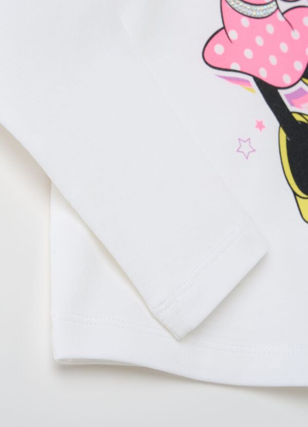 Ovs T-shirt Maniche Lunghe Con Stampa Minnie