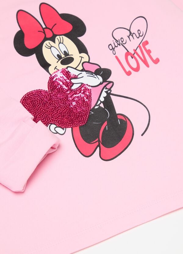 Ovs T-shirt Maniche Lunghe Con Stampa Minnie