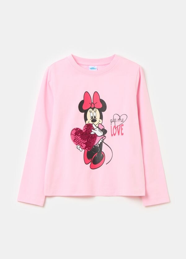 Ovs T-shirt maniche lunghe con stampa Minnie