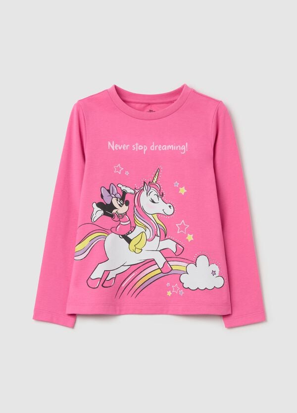 Ovs T-shirt maniche lunghe con stampa Minnie