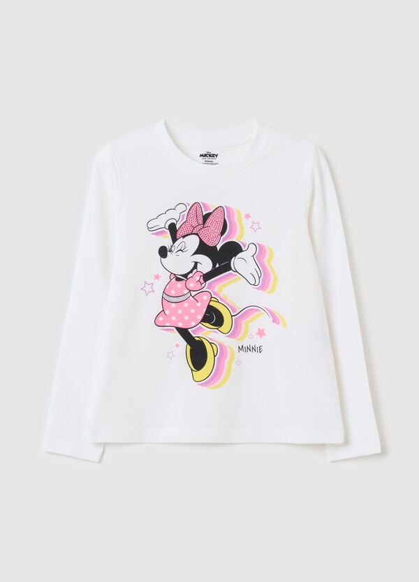 Ovs T-shirt maniche lunghe con stampa Minnie