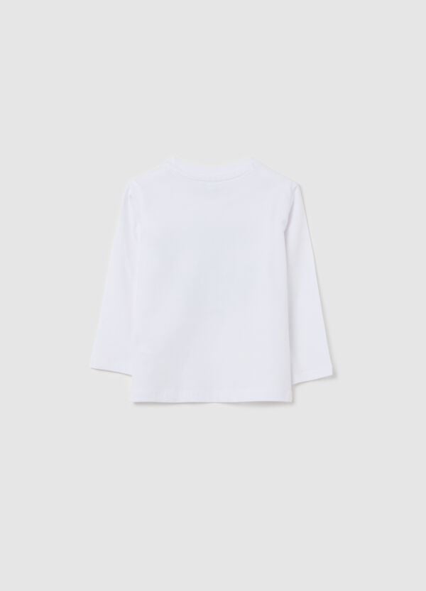 Ovs T-shirt Maniche Lunghe Con Stampa Tigrotto