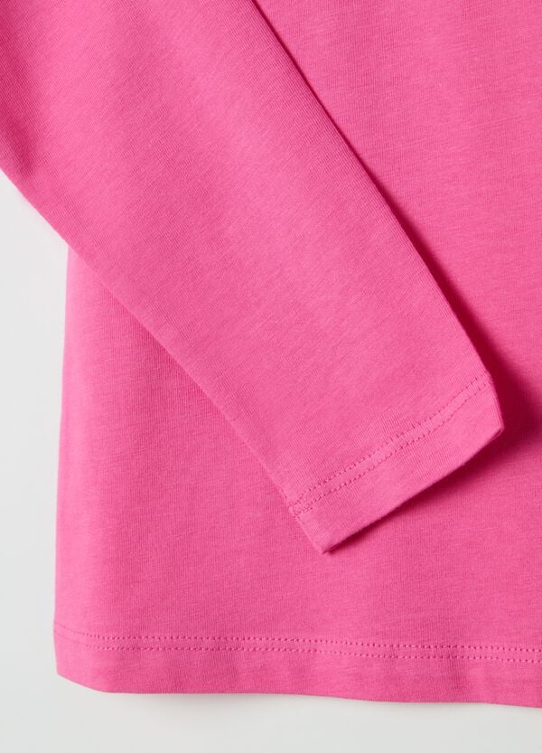 Ovs T-shirt Maniche Lunghe In Cotone Bio