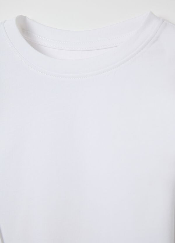 Ovs T-shirt Maniche Lunghe In Cotone Bio