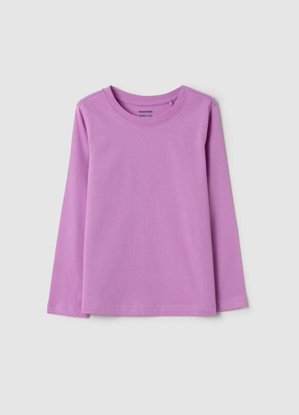 Ovs T-shirt maniche lunghe in cotone bio