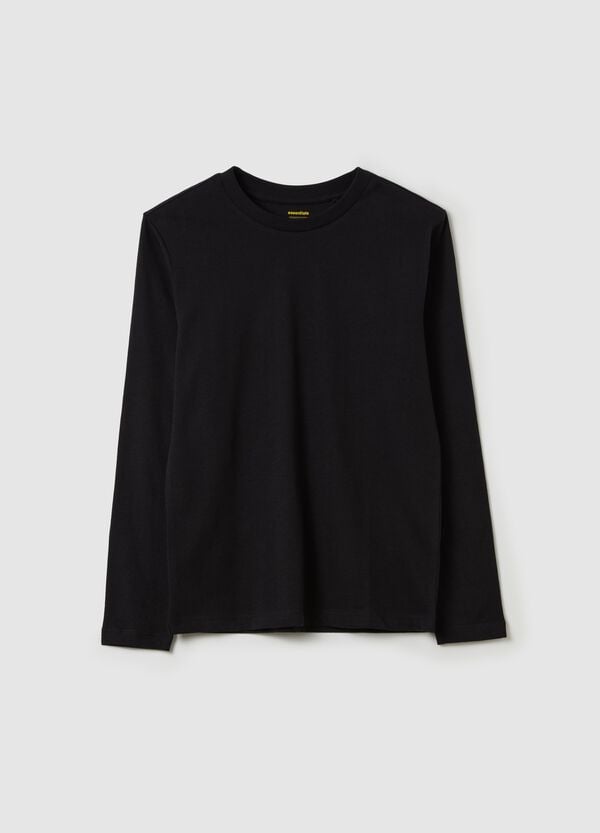 Ovs T-shirt Maniche Lunghe In Cotone Bio