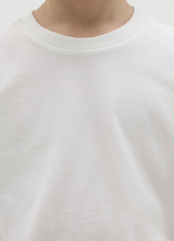 Ovs T-shirt Maniche Lunghe In Cotone Bio