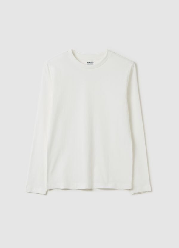 Ovs T-shirt Maniche Lunghe In Cotone Bio