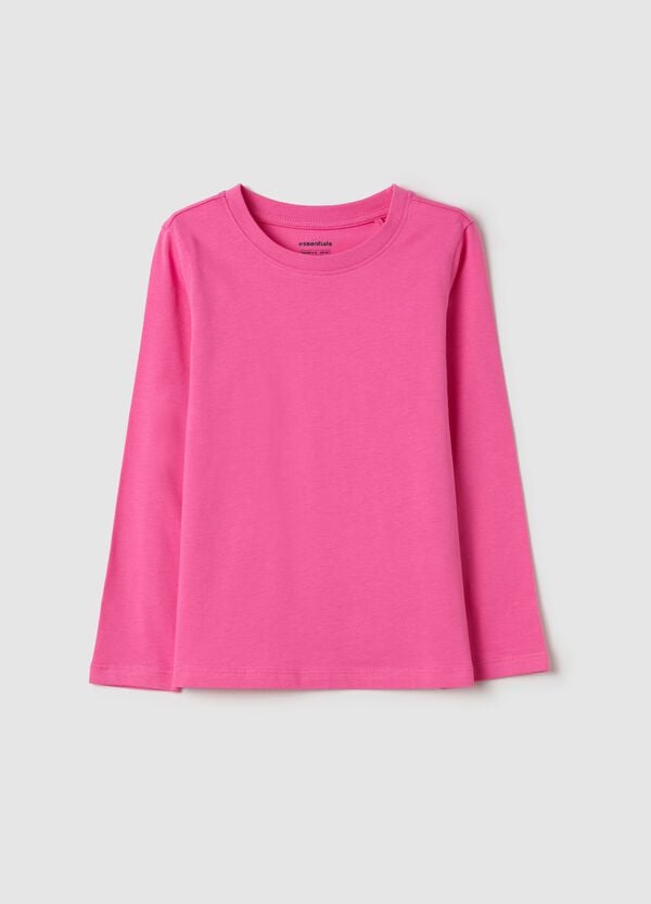 Ovs T-shirt maniche lunghe in cotone bio