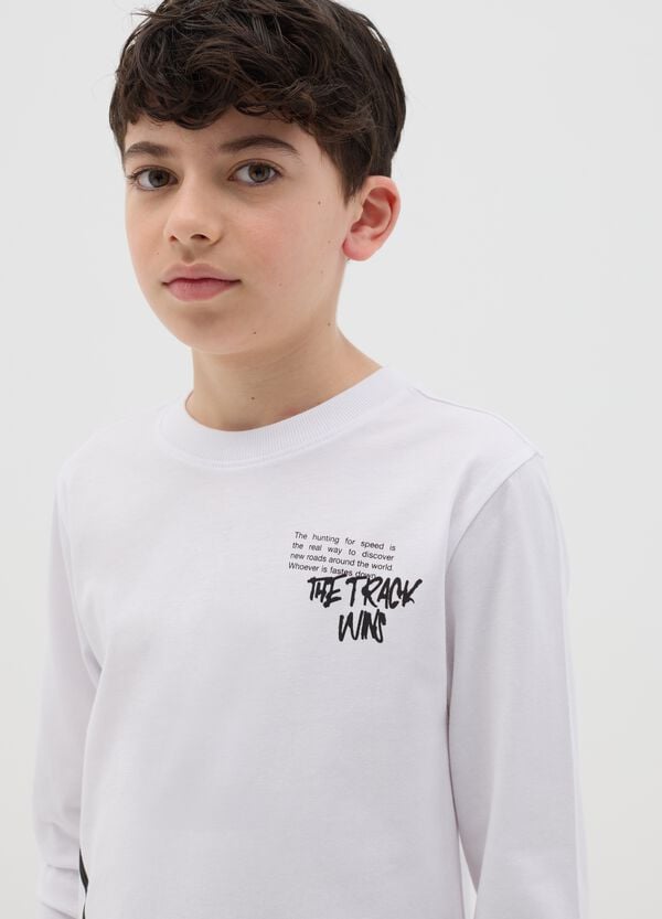 Ovs T-shirt Maniche Lunghe In Cotone Con Stampa