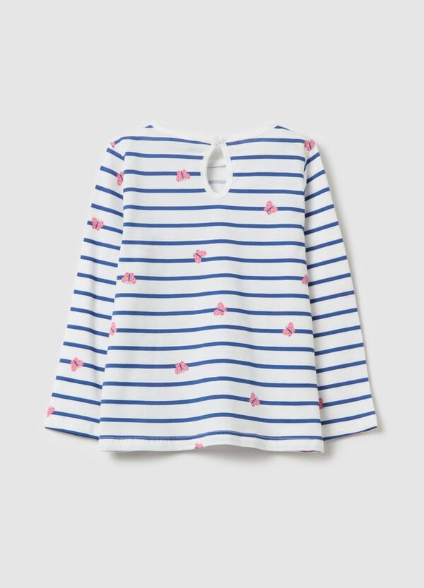 Ovs T-shirt Maniche Lunghe In Cotone Con Stampa