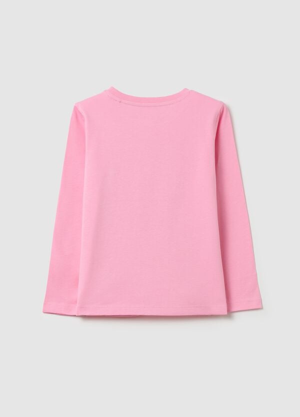 Ovs T-shirt Maniche Lunghe In Cotone Con Stampa