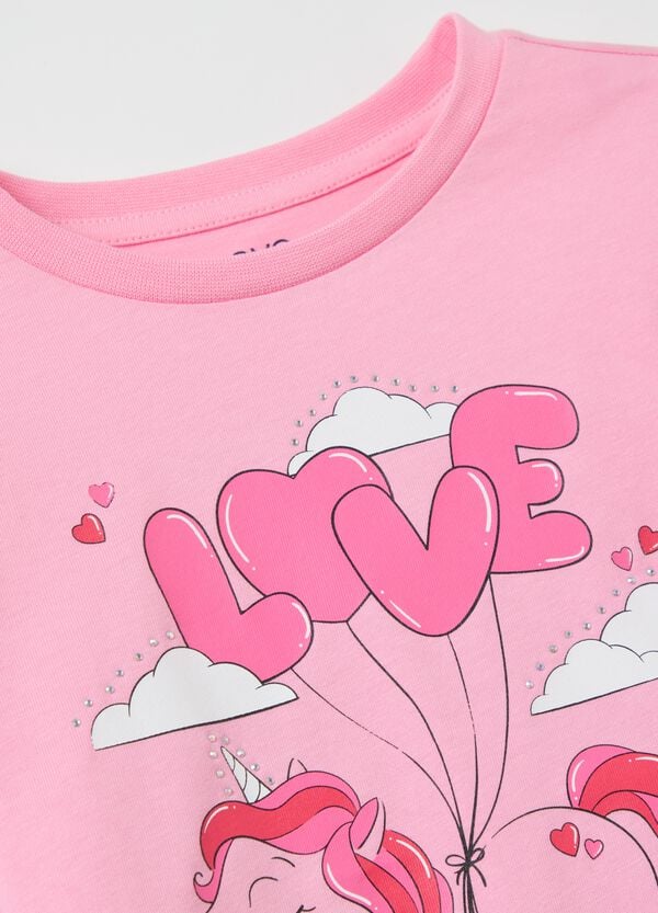 Ovs T-shirt Maniche Lunghe In Cotone Con Stampa