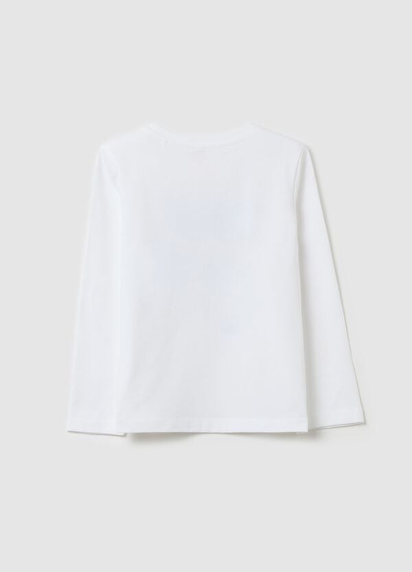 Ovs T-shirt Maniche Lunghe In Cotone Con Stampa