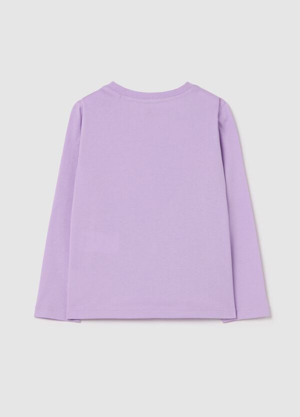 Ovs T-shirt Maniche Lunghe In Cotone Con Stampa