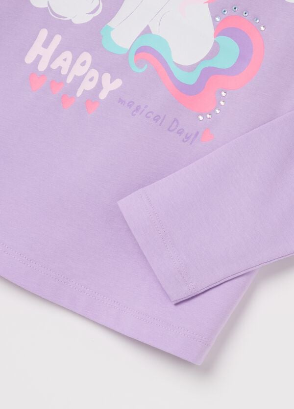 Ovs T-shirt Maniche Lunghe In Cotone Con Stampa
