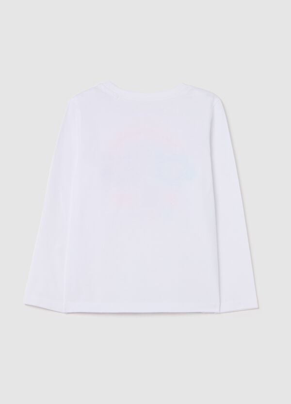 Ovs T-shirt Maniche Lunghe In Cotone Con Stampa