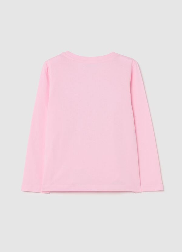 Ovs T-shirt Maniche Lunghe In Cotone Con Stampa