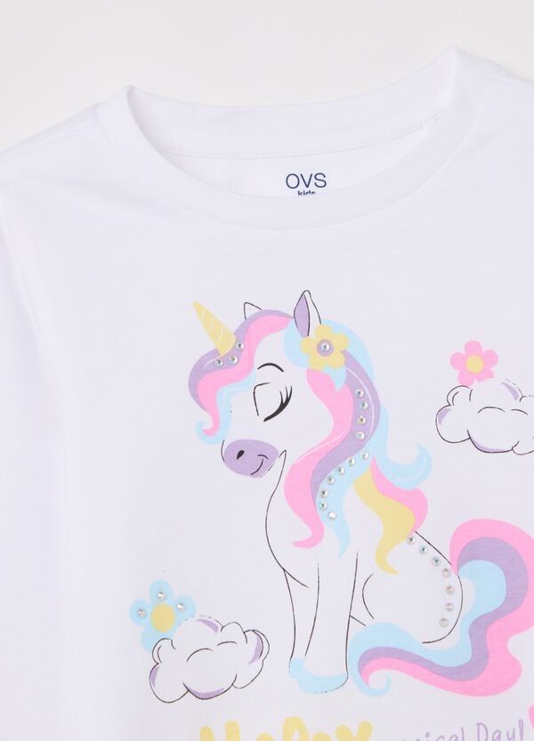 Ovs T-shirt Maniche Lunghe In Cotone Con Stampa