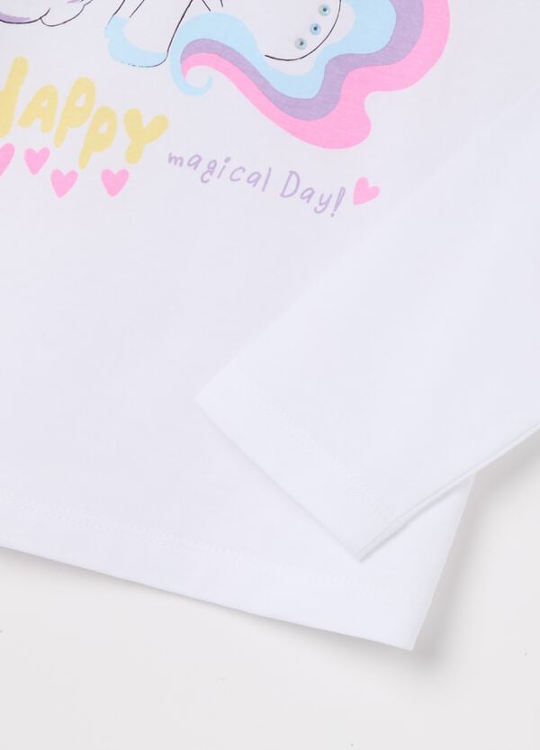 Ovs T-shirt Maniche Lunghe In Cotone Con Stampa