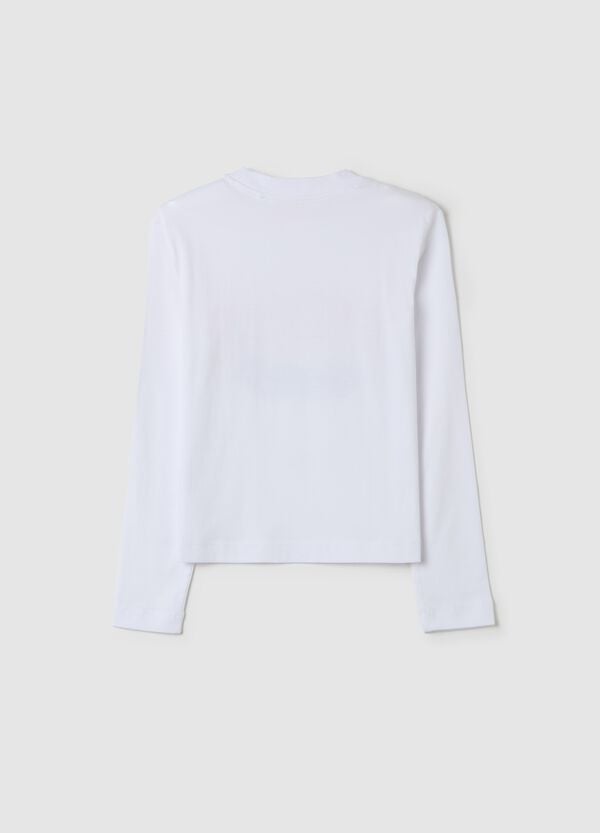 Ovs T-shirt Maniche Lunghe In Cotone Con Stampa