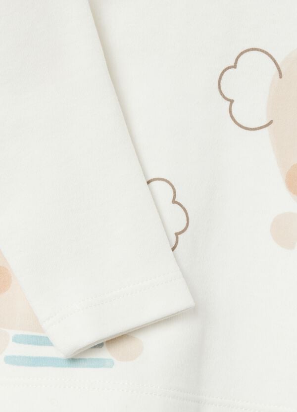 Ovs T-shirt Maniche Lunghe In Cotone Con Stampa