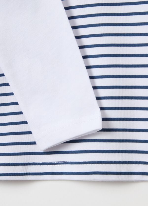 Ovs T-shirt Maniche Lunghe In Cotone Con Stampa
