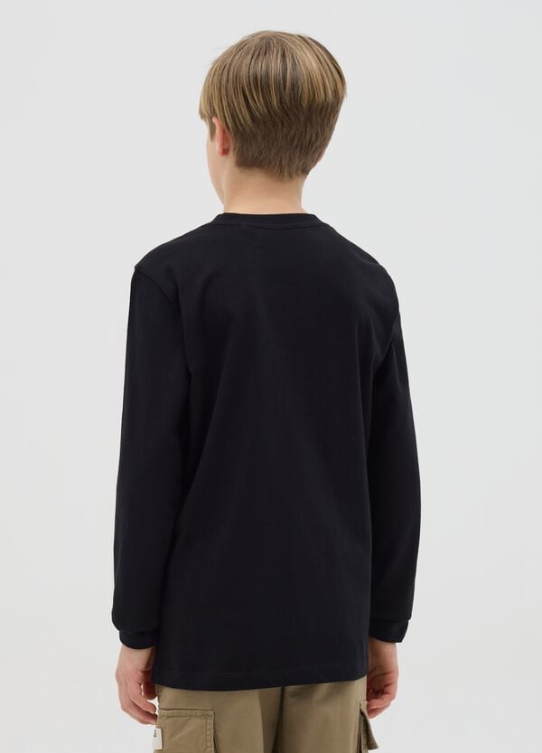Ovs T-shirt Maniche Lunghe In Cotone Con Stampa